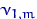 $\nu_{1m}$