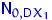 ${\mathsf N}_{0,{\mathsf D}\, X_1}$