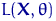 $L({\mathbf X}, \theta)$