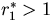 $r_1^*\gt 1$